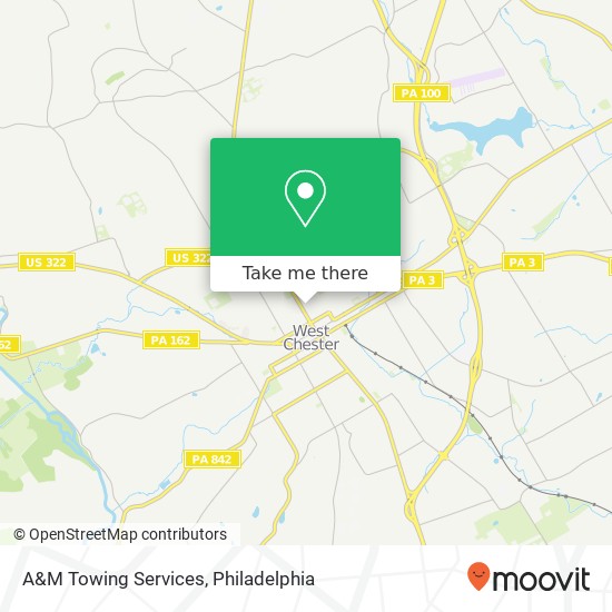 A&M Towing Services map