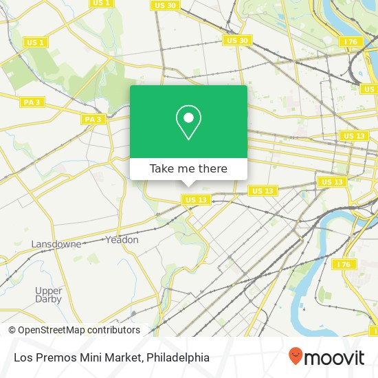Mapa de Los Premos Mini Market