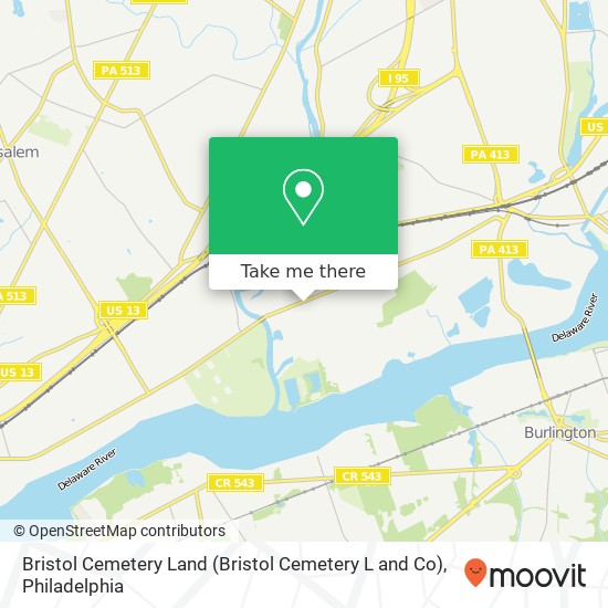 Bristol Cemetery Land (Bristol Cemetery L and Co) map