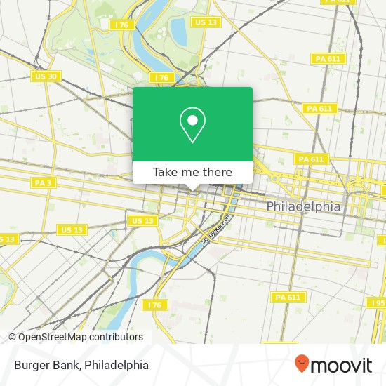 Burger Bank map