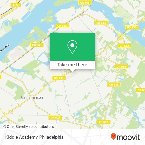 Mapa de Kiddie Academy