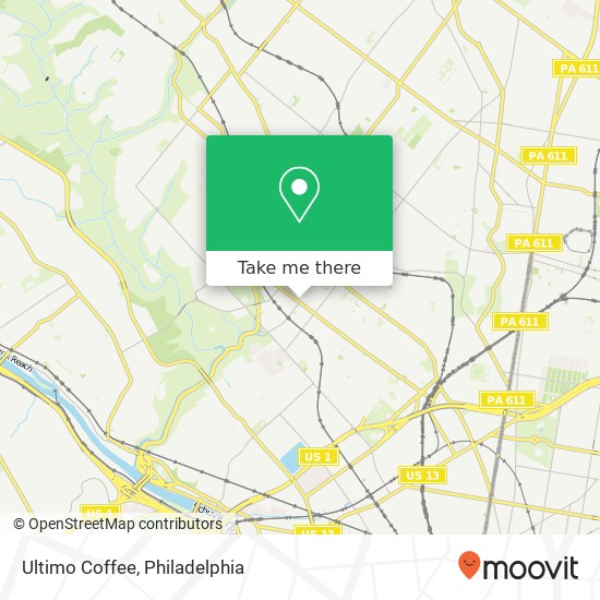 Ultimo Coffee map