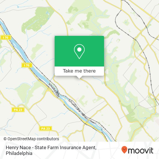 Mapa de Henry Nace - State Farm Insurance Agent