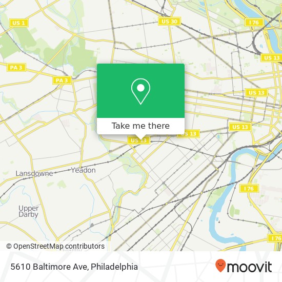 5610 Baltimore Ave map