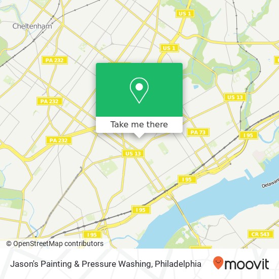 Jason's Painting & Pressure Washing map