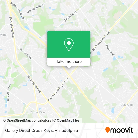 Gallery Direct Cross Keys map