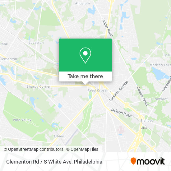 Clementon Rd / S White Ave map