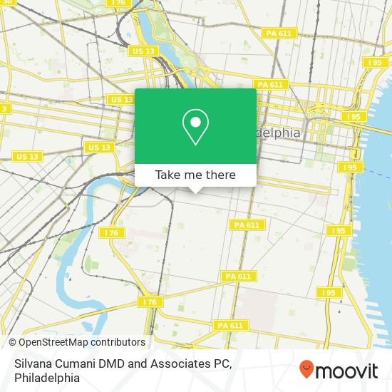 Mapa de Silvana Cumani DMD and Associates PC