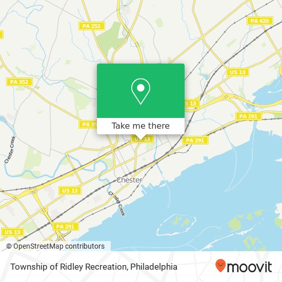 Mapa de Township of Ridley Recreation