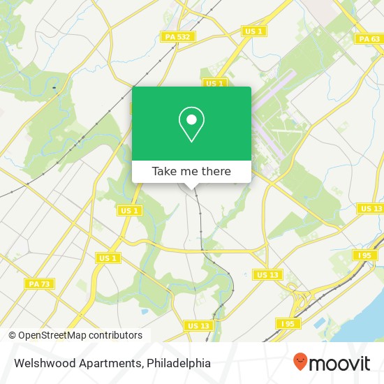 Mapa de Welshwood Apartments