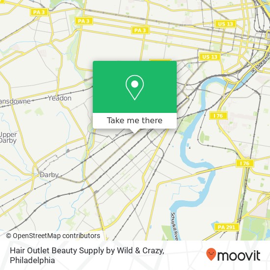 Hair Outlet Beauty Supply by Wild & Crazy map