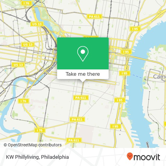 KW Phillyliving map