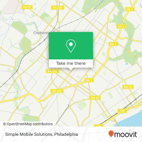Mapa de Simple Mobile Solutions