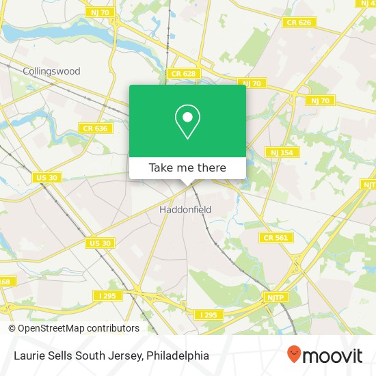 Mapa de Laurie Sells South Jersey