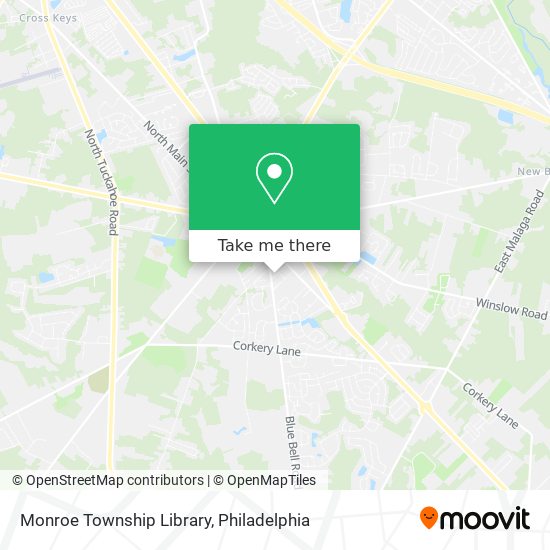 Mapa de Monroe Township Library