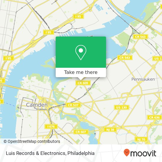 Luis Records & Electronics map