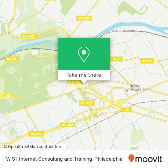 Mapa de W S I Internet Consulting and Training