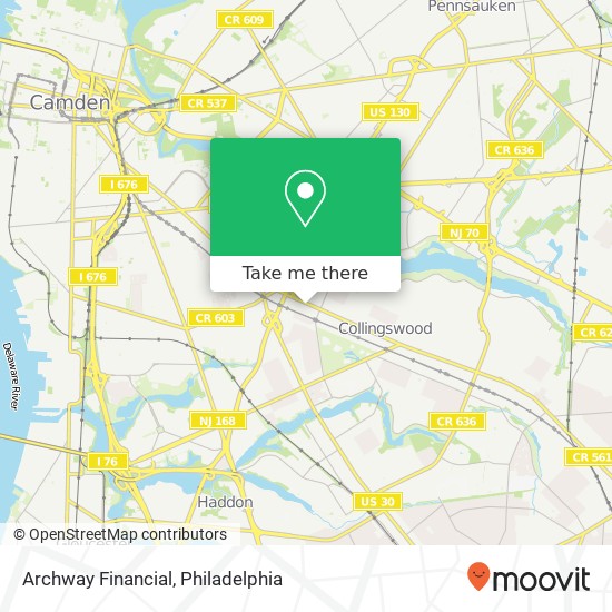 Mapa de Archway Financial