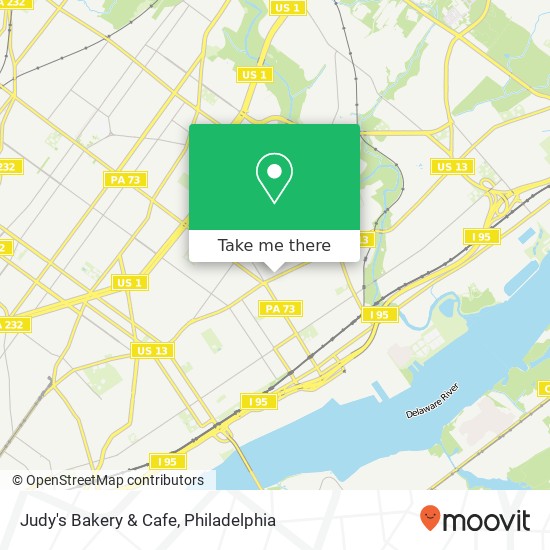 Judy's Bakery & Cafe map