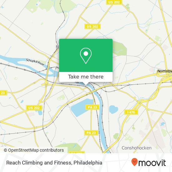 Reach Climbing and Fitness map