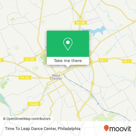 Mapa de Time To Leap Dance Center