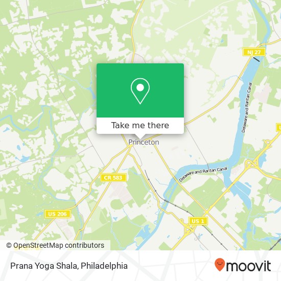 Prana Yoga Shala map