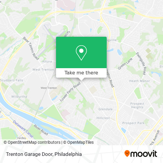 Mapa de Trenton Garage Door