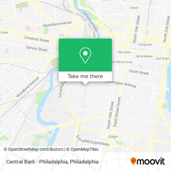 Central Bark - Philadelphia map