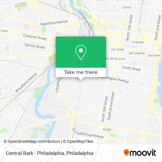 Mapa de Central Bark - Philadelphia