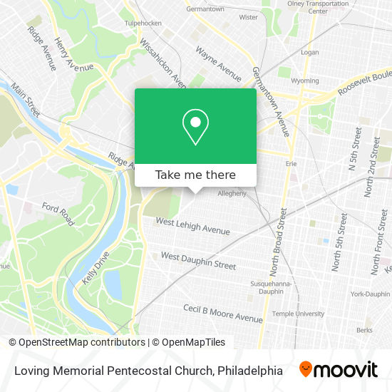 Mapa de Loving Memorial Pentecostal Church