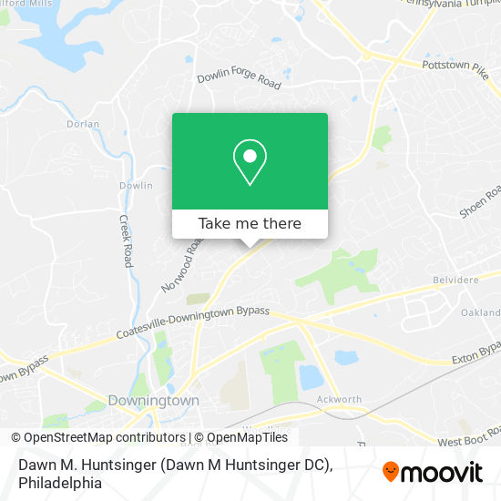 Dawn M. Huntsinger (Dawn M Huntsinger DC) map