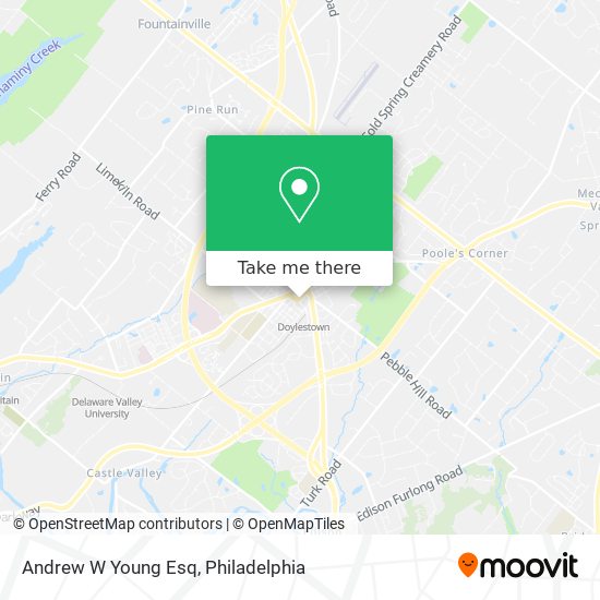 Andrew W Young Esq map