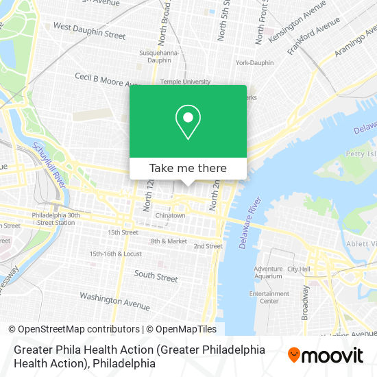 Mapa de Greater Phila Health Action