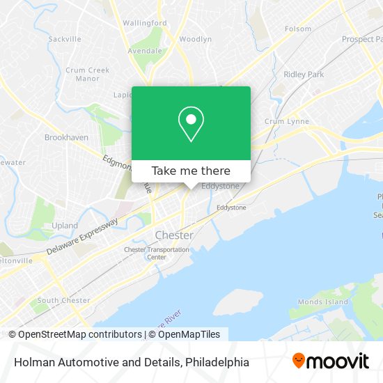 Holman Automotive and Details map