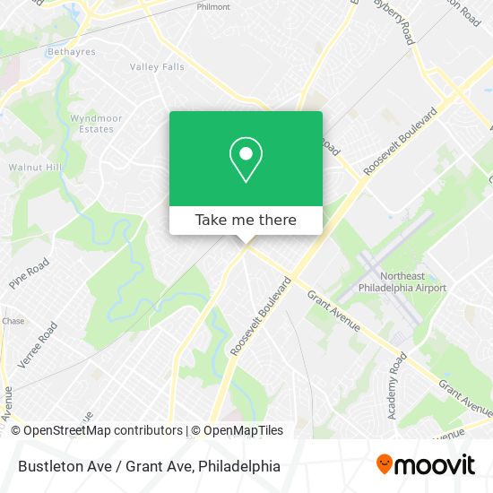 Mapa de Bustleton Ave / Grant Ave