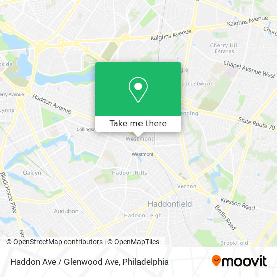 Mapa de Haddon Ave / Glenwood Ave