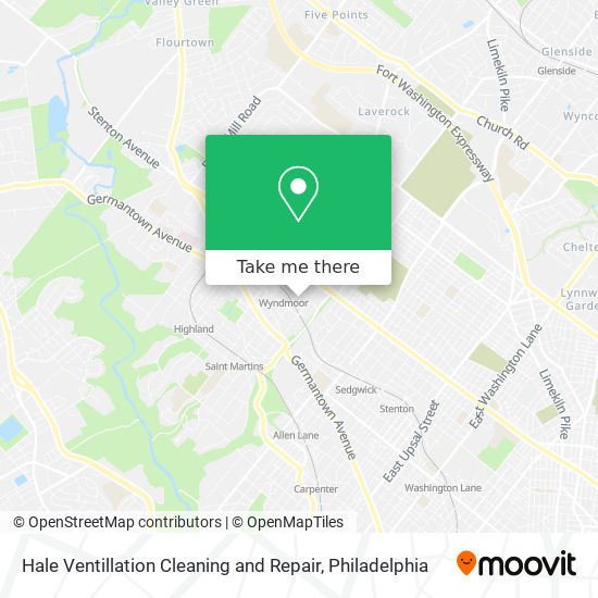 Mapa de Hale Ventillation Cleaning and Repair