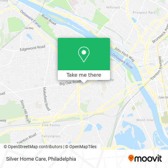 Silver Home Care map