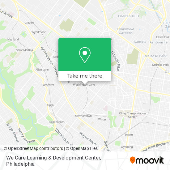 We Care Learning & Development Center map