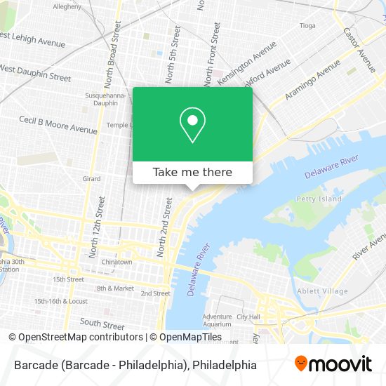 Mapa de Barcade (Barcade - Philadelphia)