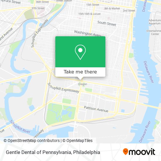 Mapa de Gentle Dental of Pennsylvania