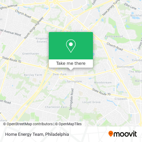 Home Energy Team map