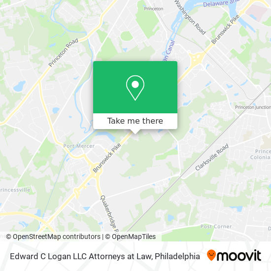 Mapa de Edward C Logan LLC Attorneys at Law