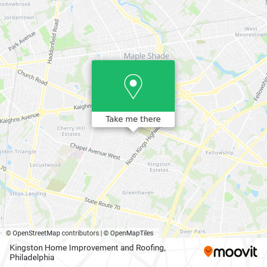 Mapa de Kingston Home Improvement and Roofing