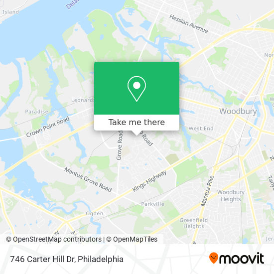 746 Carter Hill Dr map