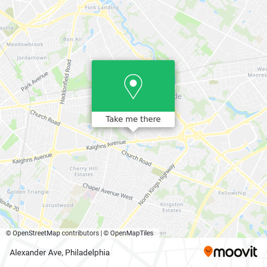 Mapa de Alexander Ave