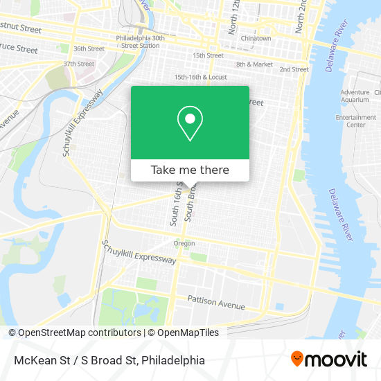 McKean St / S Broad St map