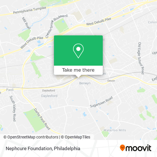 Nephcure Foundation map
