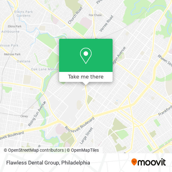 Flawless Dental Group map