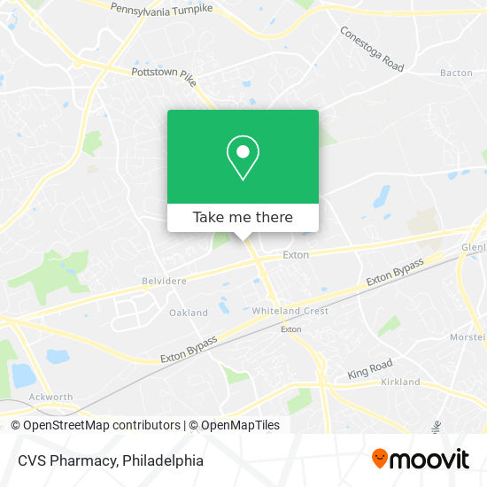 Mapa de CVS Pharmacy